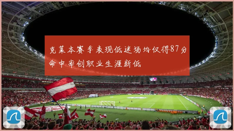 克莱本赛季表现低迷场均仅得87分命中率创职业生涯新低
